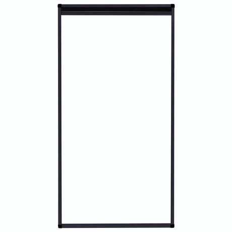 Vidaxl raamhor plissé 80x160 cm aluminium antraciet
