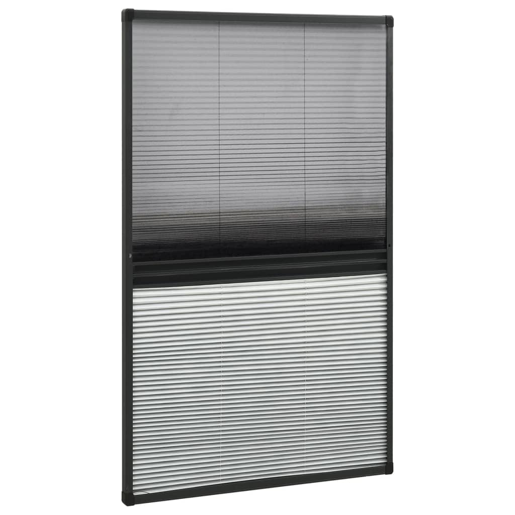 Vidaxl raamhor plissé met verduistering 80x160 cm aluminium