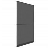 Vidaxl screen door with hinges 120x240 cm anthracite