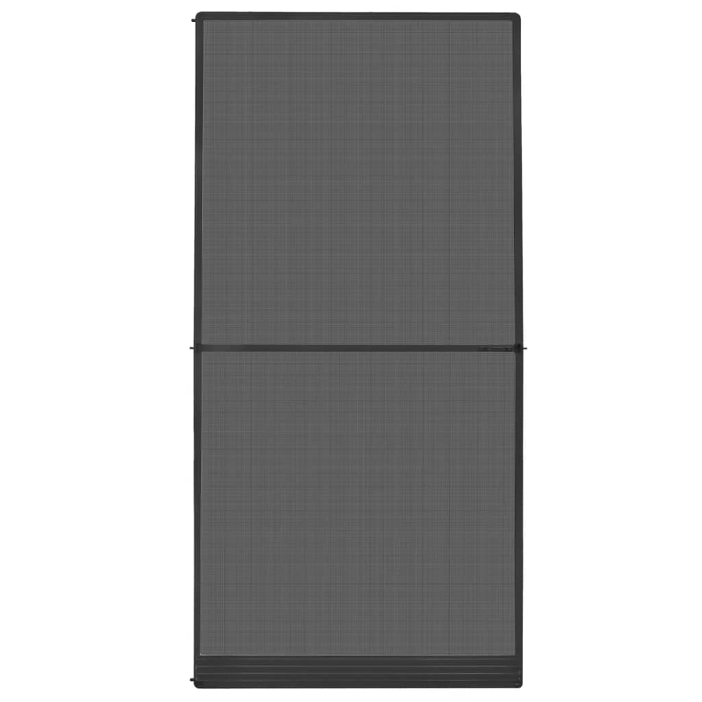 Vidaxl screen door with hinges 120x240 cm anthracite