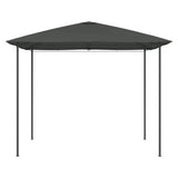 Vidaxl prieel 160 g m² 3x3x2,6 m antracietkleurig