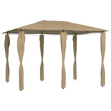 VIDAXL ARBOR Z PRZEWÓD POKRYWA 160 G m² 3x4x2,6 m Taupe