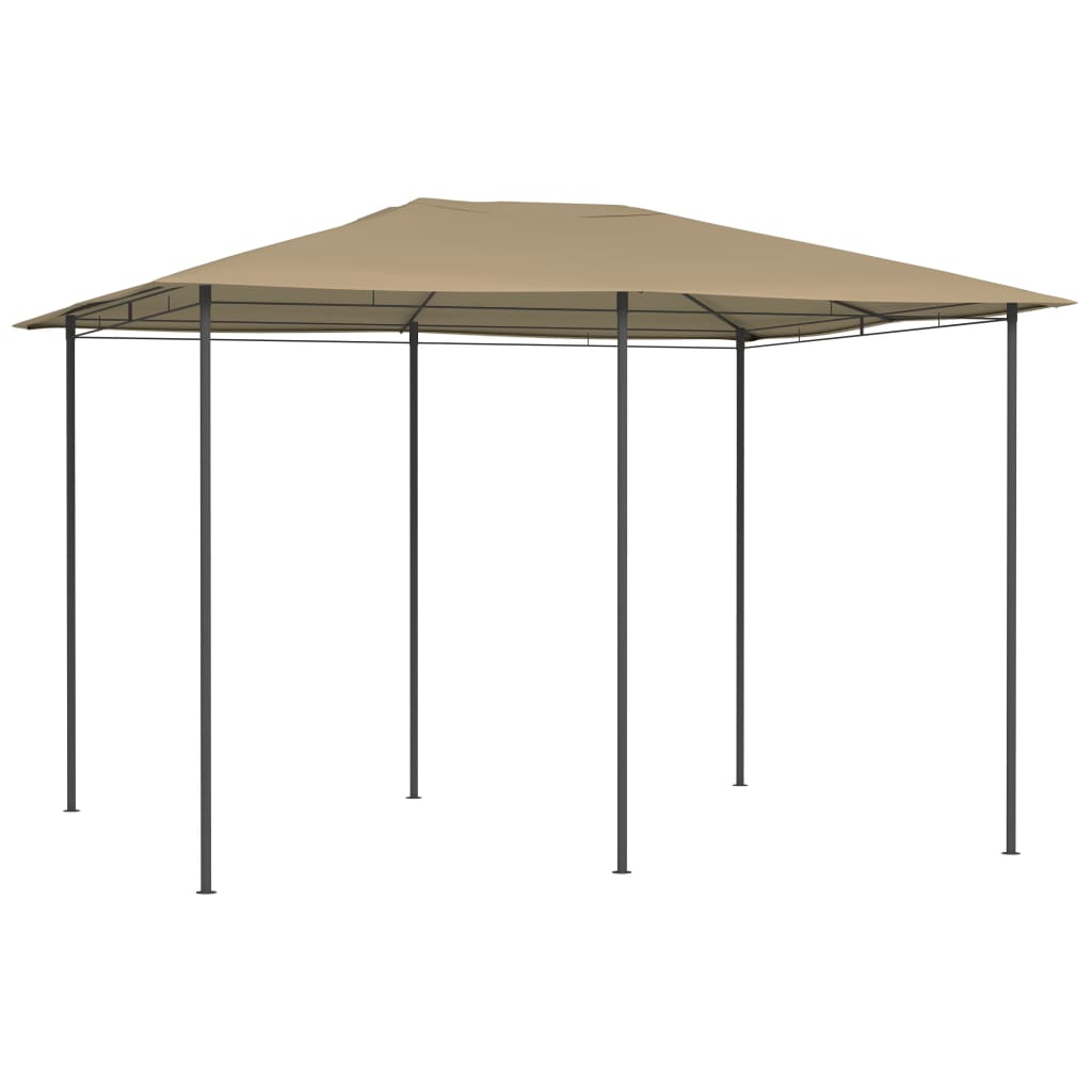 Vidaxl Arbor 160 g m² 3x4x2,6 m taupe