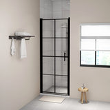 Porte doccia Vidaxl 81x195 cm Black indurito