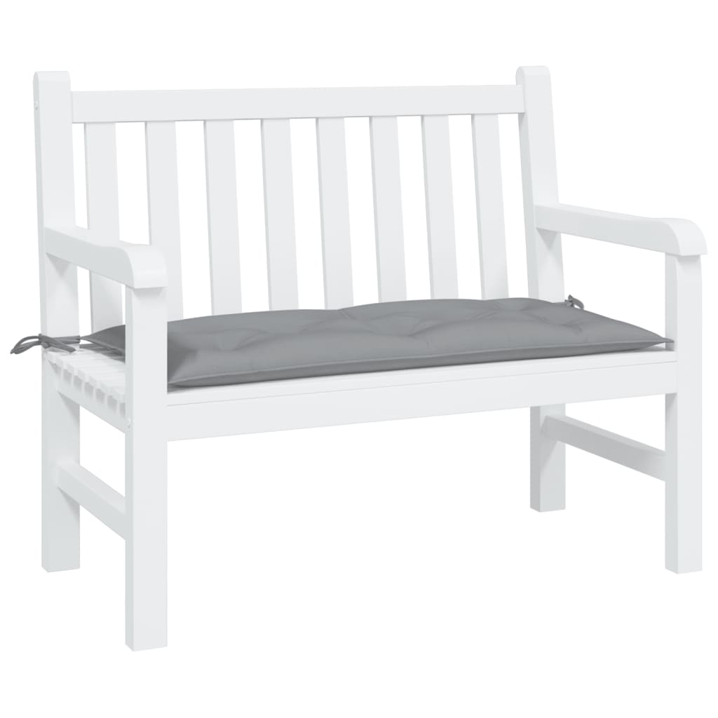 VIDAXL Garden Bench Blaža 100x50x7 cm Oxford tkanina siva