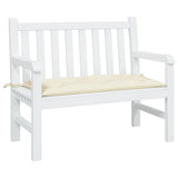 VIDAXL Garden Bench blazina 100x50x7 cm Oxford tkanina crème -barva