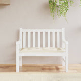 VIDAXL Garden Bench blazina 100x50x7 cm Oxford tkanina crème -barva