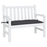 Vidaxl Garden Bench Poduszka 100x50x7 Cm Oxford Tkanina Czarna