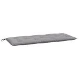 VIDAXL Garden Bench Blaža 120x50x7 cm Oxford tkanina siva