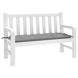 VIDAXL Garden Bench Blaža 120x50x7 cm Oxford tkanina siva