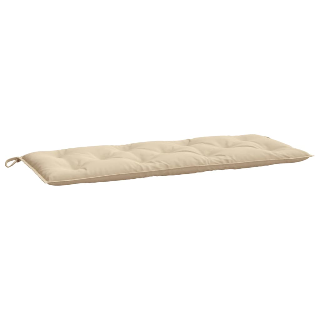 Vidaxl Garden Bench Kissen 120x50x7 cm Oxford Stoff Beige