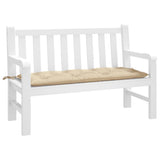 Vidaxl Garden Bench Kissen 120x50x7 cm Oxford Stoff Beige