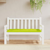 Vidaxl Garden bench cushion 120x50x7 cm Oxford fabric clear green