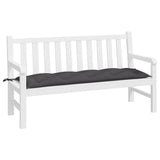 VIDAXL Garden Bench blazina 150x50x7 cm Oxford tkanina antracit -barva