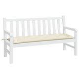 VIDAXL Garden Bench Blaža 150x50x7 cm Oxford tkanina Crèmewit