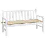 VIDAXL Garden Bench Blaža 150x50x7 cm Oxford tkanina bež