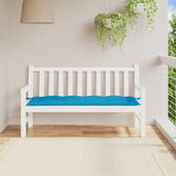 VIDAXL Garden Bench blazina 150x50x7 cm Oxford tkanina svetlo modra