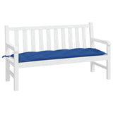 VIDAXL Garden Bench Blaža 150x50x7 cm Oxford tkanina modra