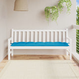 VIDAXL Garden Bench blazina 180x50x7 cm Oxford tkanina svetlo modra