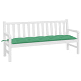 VIDAXL Garden Bench blazina 180x50x7 cm Oxford tkanina zelena