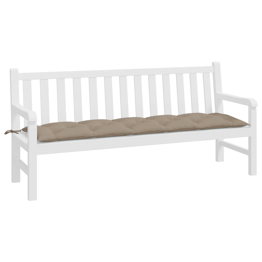 Vidaxl garden bench cushion 180x50x7 cm Oxford fabric taupe