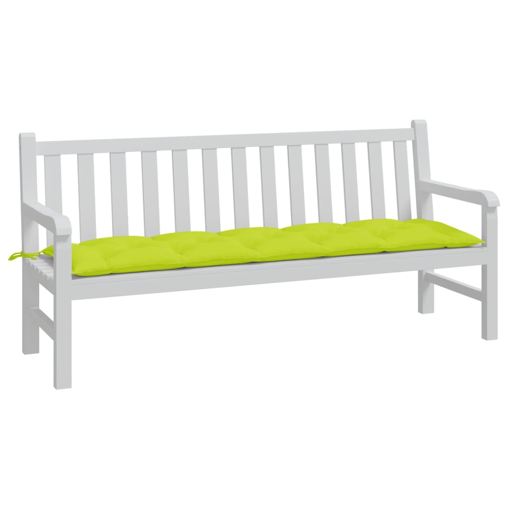 Vidaxl Garden Bench Cushion 180x50x7 cm Oxford Stoff Clear Green