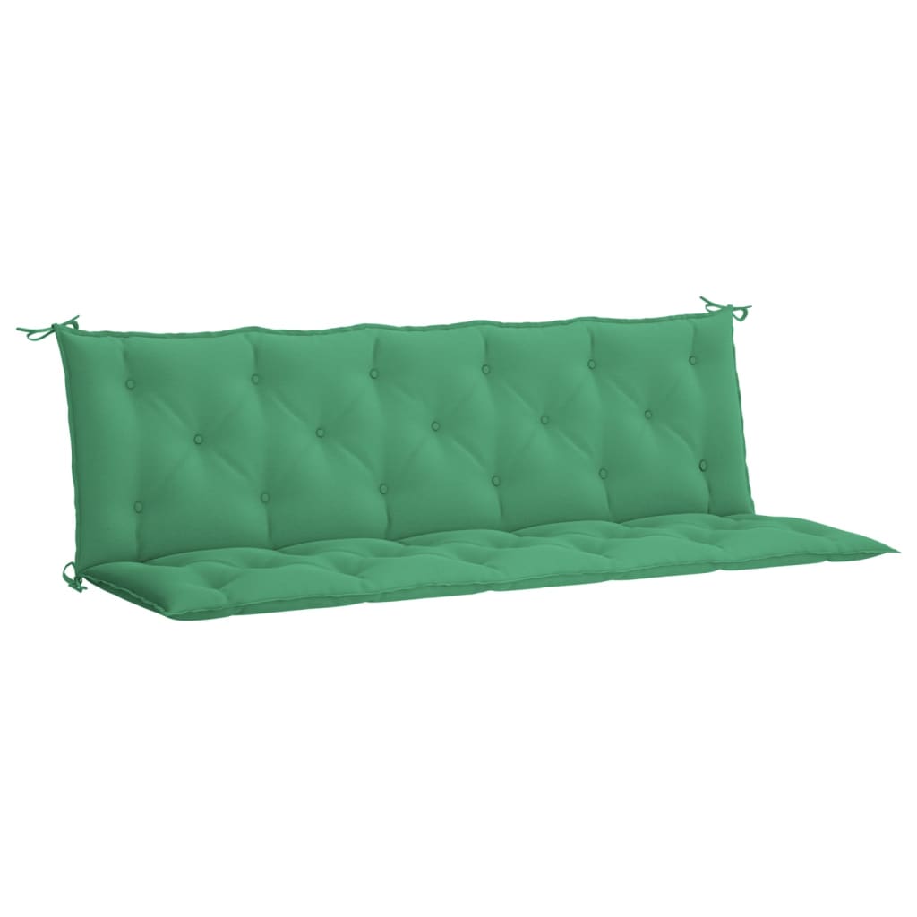 Vidaxl Garden bench cushion 180x (50+50) x7 cm Oxford fabric green