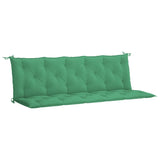 Vidaxl Garden bench cushion 180x (50+50) x7 cm Oxford fabric green