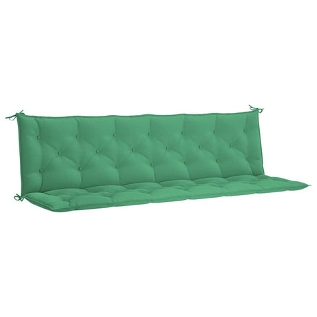 Vidaxl tuinbankkussen 200x(50+50)x7 cm oxford stof groen
