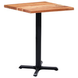 Vidaxl bistrotafelpoot 56x56x72 cm gietijzer zwart
