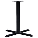 Vidaxl bistrotafelpoot 76x76x72 cm gietijzer zwart