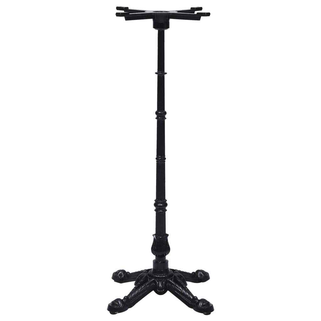Vidaxl bistrotafelpoot 52x52x108 cm gietijzer zwart
