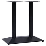 Vidaxl bistrotafelpoot 70x40x72 cm gietijzer zwart