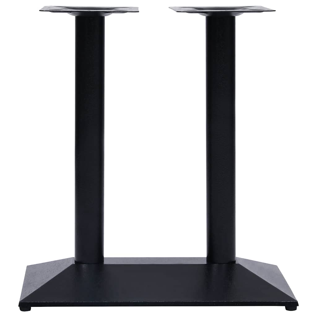 Vidaxl bistrotafelpoot 70x40x72 cm gietijzer zwart