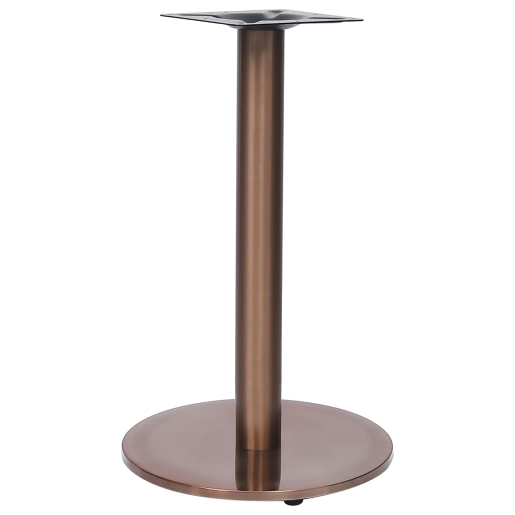 Vidaxl bistrotafelpoot ø45x72 cm roestvrij staal goudkleurig