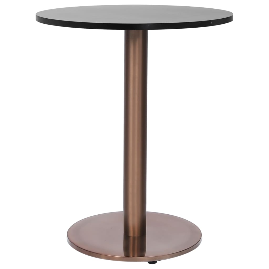 Vidaxl bistrotafelpoot ø45x72 cm roestvrij staal goudkleurig