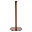 Vidaxl bistrotafelpoot ø45x107 cm roestvrij staal goudkleurig