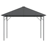 Vidaxl arbor with roof 3x3 m anthracite -colored