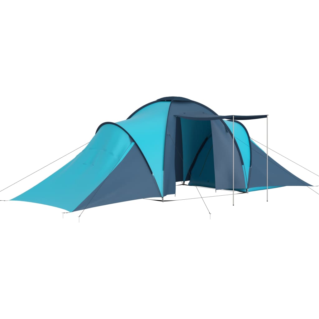 Tenda Vidaxl 6 persone blu e azzurro