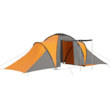 Vidaxl Tent 6-person gray and orange