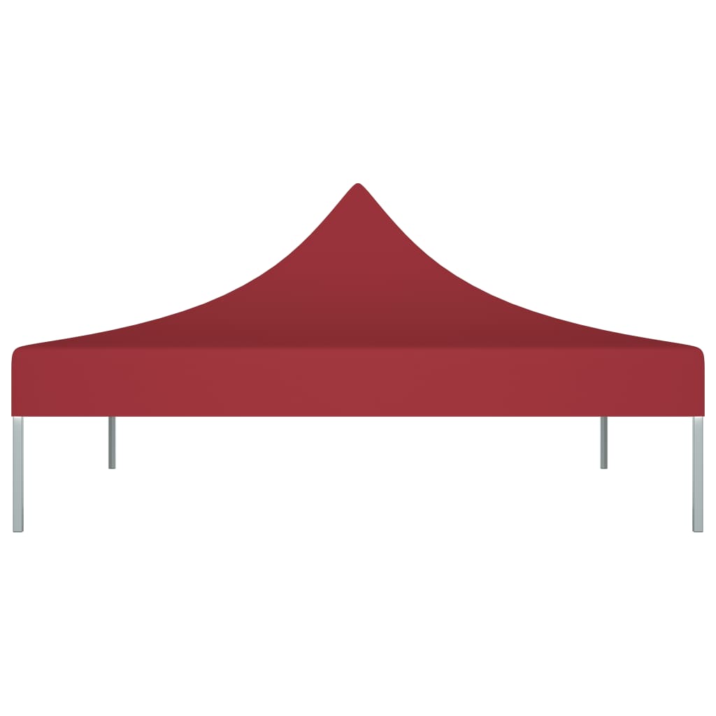 Vidaxl Party Tent Roof 270 g m² 3x3 m Bordeaux Red