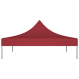 Vidaxl Party Tent Roof 270 g m² 3x3 m Bordeaux Red