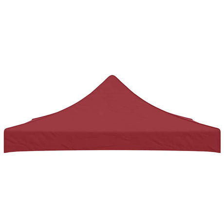 Vidaxl partytentdak 270 g m² 3x3 m bordeauxrood