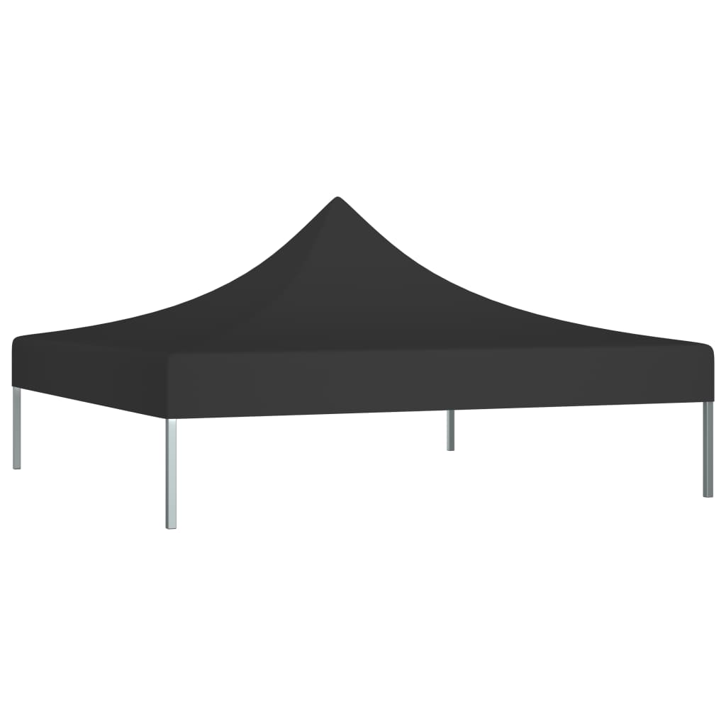 Vidaxl partytentdak 270 g m² 3x3 m zwart