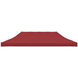 Vidaxl partytentdak 270 g m² 6x3 m bordeauxrood