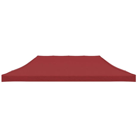 Vidaxl partytentdak 270 g m² 6x3 m bordeauxrood
