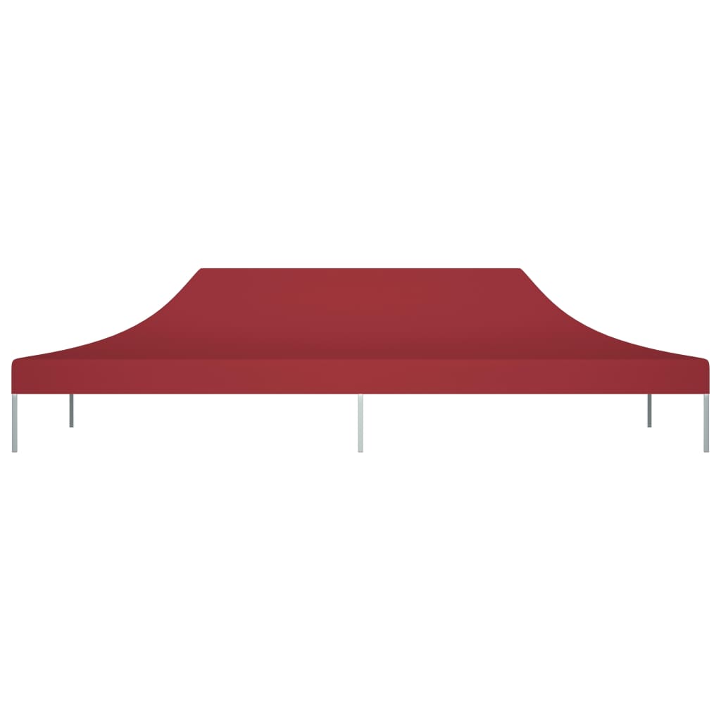 Bidaxl Party Tent Roof 270 g m² 6x3 m Bordeaux Red