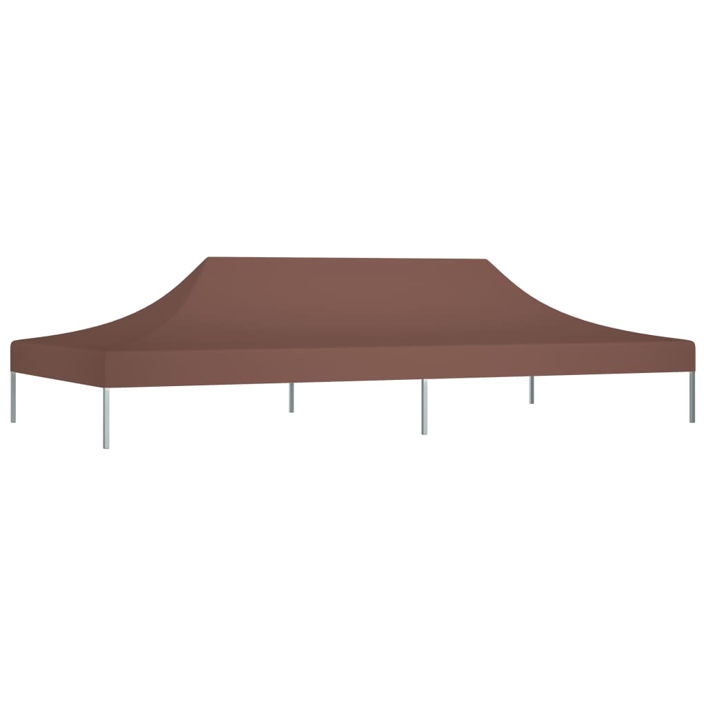 Techo de carpa de fiesta de Vidaxl 270 g m² 6x3 m marrón