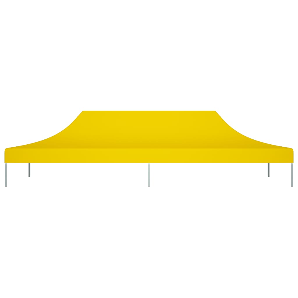 Techo de carpa de fiesta de Vidaxl 270 g m² 6x3 m amarillo