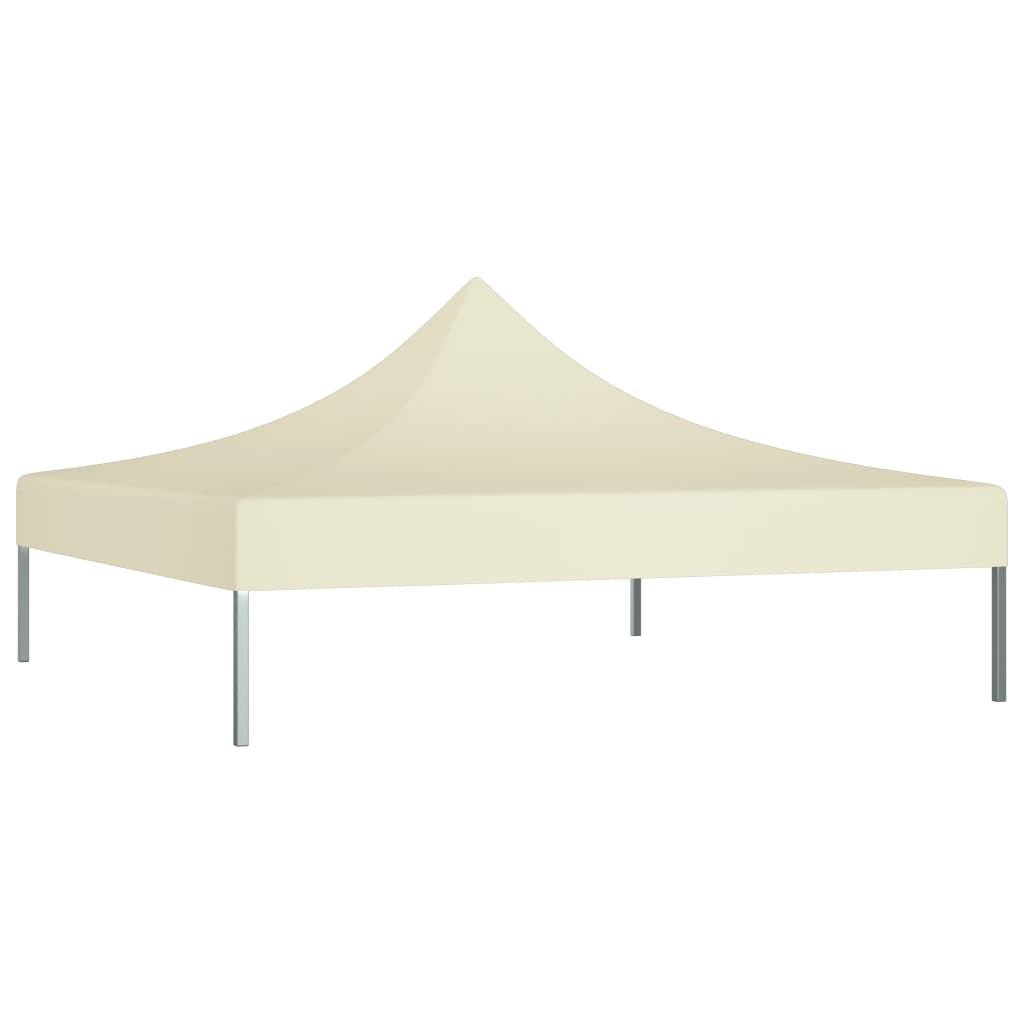 Techo de carpa de fiesta de Vidaxl 270 g m² 2x2 m crema